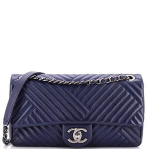 Chanel Cc Crossing Flap Bag Chevron #246431C32B